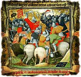 Bataille de Cr�cy, extrait des chroniques de Froissart